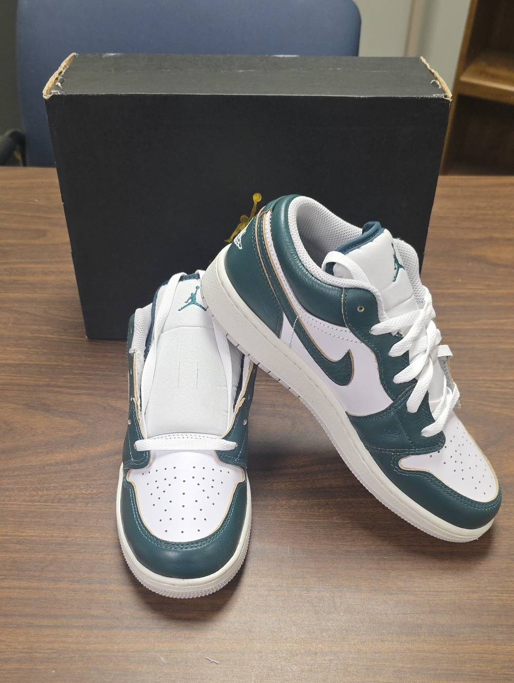 Jordan 1 Low Special Edition Oxidized Green Size Youth 7/Women's 8.5 FQ8041-300